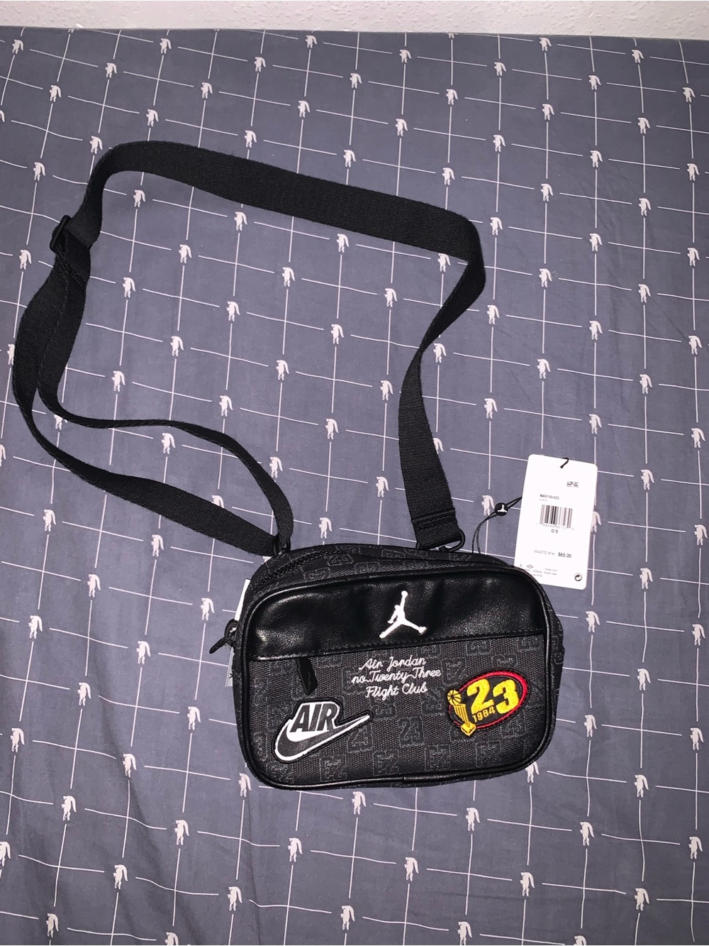 Jordan Jam Monogram Camera Bag MA9159-023 Black